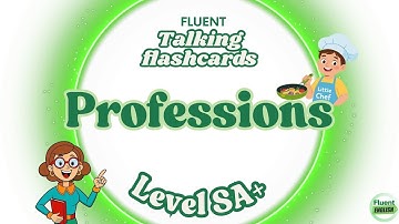 Talking Flashcards: Professions | ESL Level SA+ | Fluent Academy