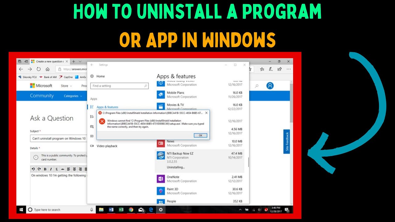 How to Uninstall a Program or App in Windows 11 - YouTube