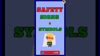 Safety Signs and Symbols || #safety #safetysigns