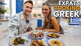 FOREIGNERS COOKING 23 GREEK DISHES. It was unexpected!