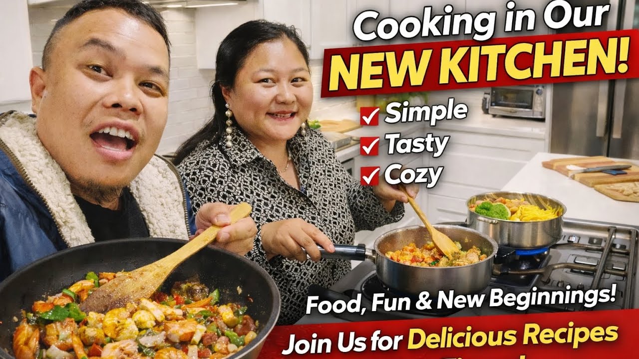 First Time Cooking in Our New Home🏠 I've Got The Best Cook In The World😍❤️