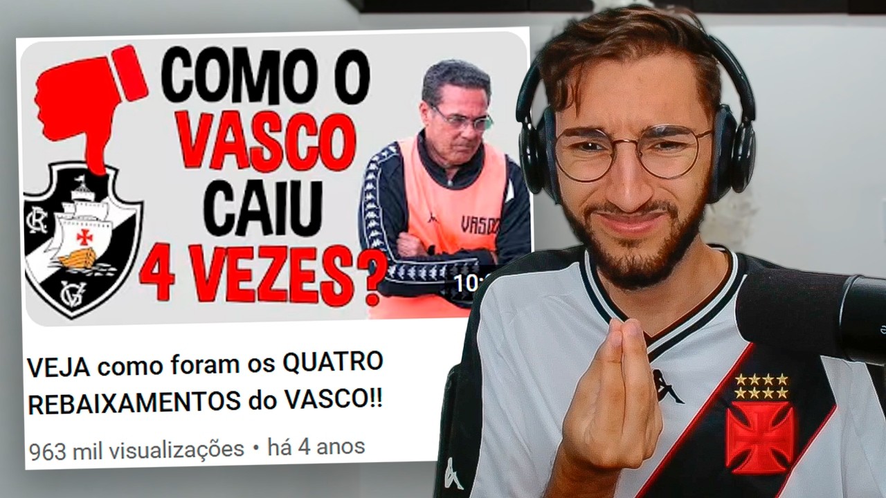 COMO FORAM OS 4 REBAIXAMENTOS DO VASCO?