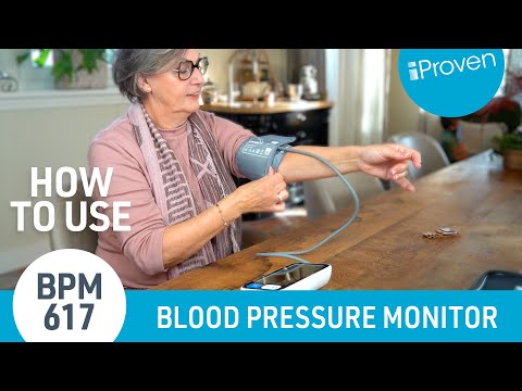 iProven Home Blood Pressure Monitor - Digital Blood Pressure Meter with  Upper Arm Cuff - Large Screen with