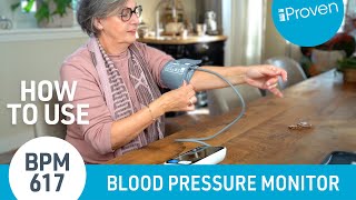 How to use an Upper Arm Blood Pressure Monitor in the correct way  iProven BPM617