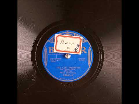Dick Robertson — The Last Round-Up ~ Dick Robertson with Orchestra (1933)