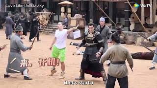 General Ling fighting scene BTS