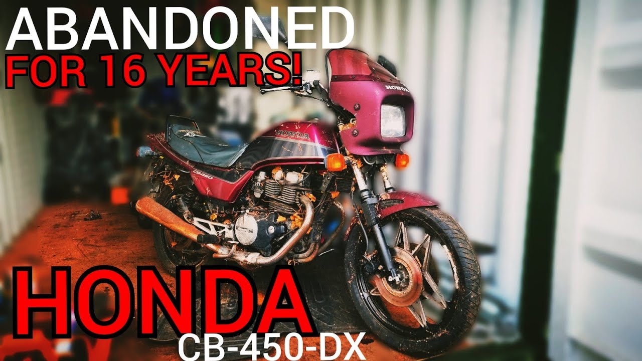 ABANDONED FOR 16 YEARS, CAN WE SAVE IT!? HONDA CB450DX CLASSIC