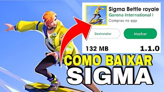 ATUALIZOU O SIGMA BATTLE ROYALE! COMO BAIXAR A NOVA VERSÃO DO SIGMA OFICIAL COMO INSTALAR O SIGMA screenshot 2