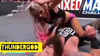 Braun Strowman kiss Alexa Bliss Roman reigns WWE 2020  Beast Loves Beauty  Open Love Story