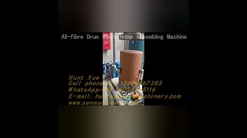 All fibre Drum Waist Hoop Assembling Machine