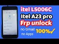itel A23 pro Frp bypass/ itel L5006C frp unlock Android 11#itell5006cfrpunlock