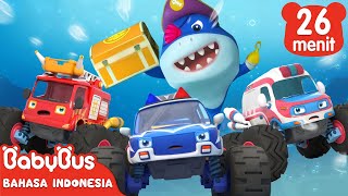 Hiu Bajak Laut Mencuri Paket Kiki & Miumiu | Lagu Anak | Kartun Anak | BabyBus Bahasa Indonesia