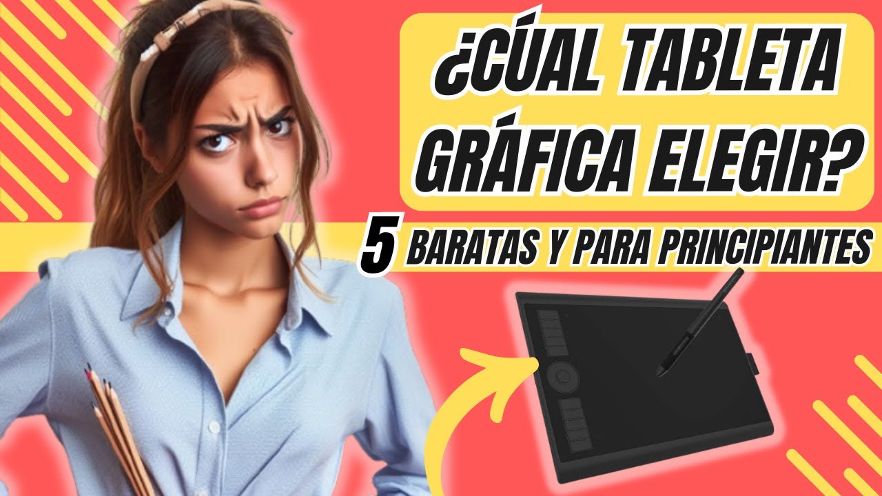 🔴TE ENSEÑO Las Mejores Tabletas Gráficas Económicas para Principiantes