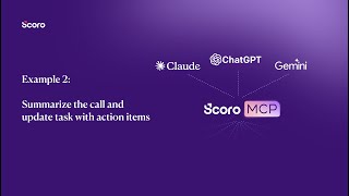 MCP use case example: Summarize the call and update task with action items