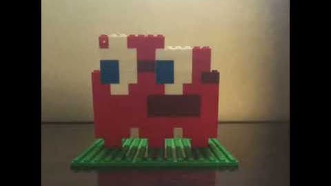 2D Stop Animation of Pac-Man and all the ghosts