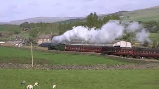 The Tornado & Flying Scotsman Over S&C LNER A1 60163 1Z60 Helwith Bridge 21102021
