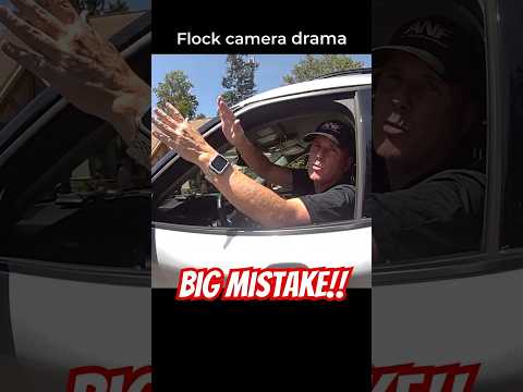 Flock Camera Installer Calls Police On Reporter 📸😤 #bodycam #flockcameras #cops