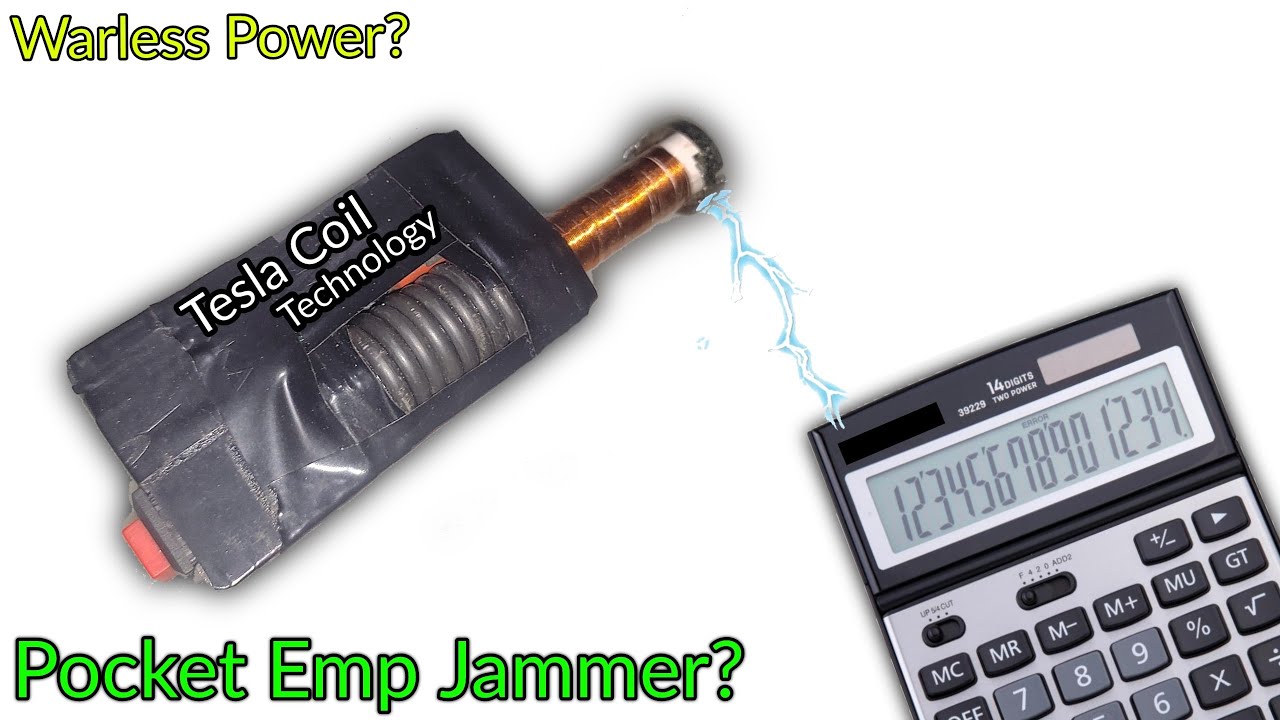 Pocket Emp Jammer Worlds smallest pocket Tesla coil YouTube