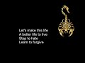 Living For Tomorrow Scorpions Lyrics 