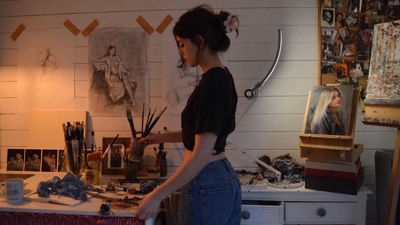 Видеоблог об искусстве | Реалистичная рабочая неделя художника