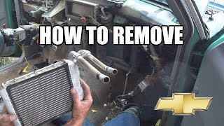 On The Homestead Episode 10 | 1997 Chevy S10 Dash & Heater Core Removal
