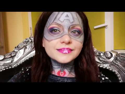 #makeup #tutorial #youtube #capitanamerica #marvel #marvelmakeup #comics #comic #cosplay