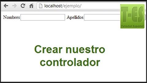Crear controlador en CodeIgniter