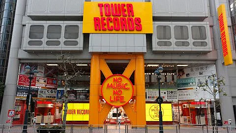 Tower Records - Shibuya Tokyo - All 8 Floors - I Walk Through the Whole Store!
