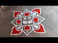 alpona design for Laxmi Puja /Laxmi Puja special alpona design /Square Rangoli design for Laxmi Puja