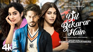 New Song 2024 | Dil Bekarar Hain | Tiger Shroff | Janhvi Kapoor | Alaya F | Hindi Romantic Song