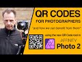 QR Codes for Photographers. Using the QR tool in Affinity Photo 2
