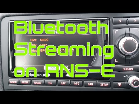 Streaming Music to RNS-E V2 Audi Navigation Plus on A3 8P 2009 using Bluetooth 2G/3G/3G Low VW/SEAT