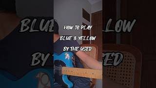 "HOW TO PLAY" Blue & Yellow by The Used #guitarshort #telecaster #tutorial #guitarlesson #cover