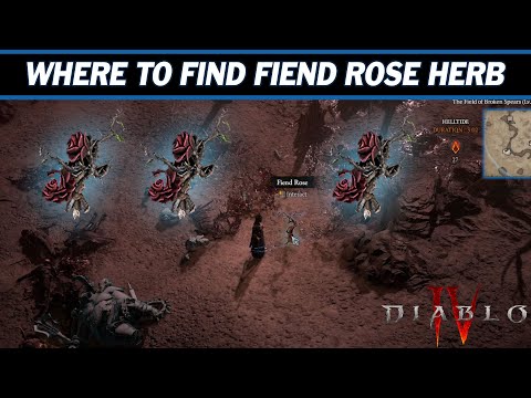 Diablo 4 - Where to find Fiend Rose Herb