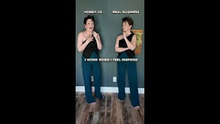 Hobby vs Real Business #shorts