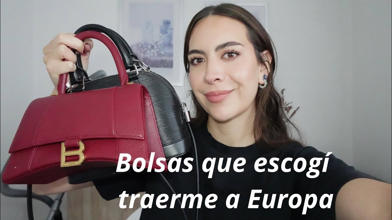 Escogí estas 11 bolsas de mi colección de 70 para Europa. Cuáles y porque
