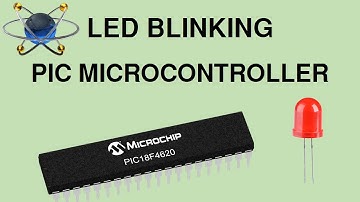 LED Blinking using PIC 16F877A | Complete C code PICC +  Proteus Simulation