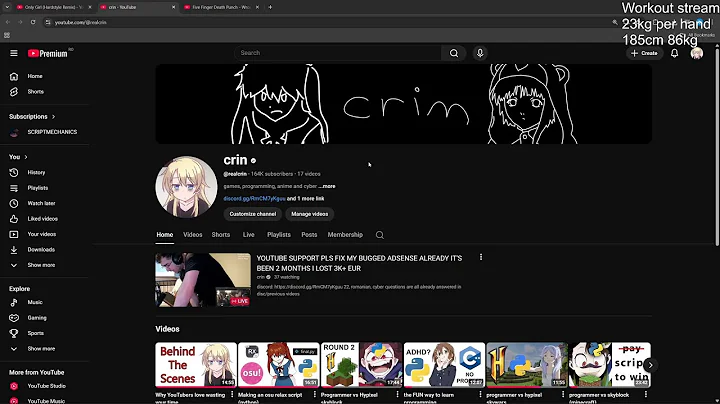 YOUTUBE SUPPORT PLS FIX MY BUGGED ADSENSE ALREADY IT'S BEEN 2 MONTHS I LOST 3K+ EUR