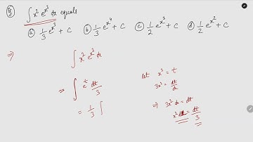 Integrate x^2 e^(x^3) dx