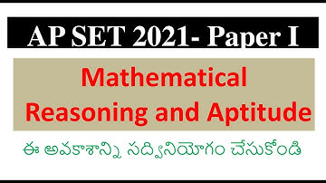 APSET 2021 Paper 1 |Mathematical Reasoning and Aptitude | New Batch Started | 31st Oct Exam 2021