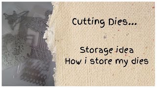 Die storage idea ~ How i store my thin dies