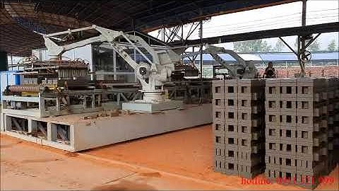 Robot xếp gạch đặc lò xoay