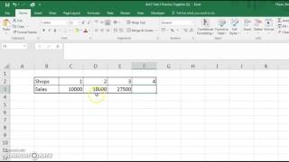 Forecast Function in Excel