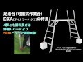 【PiCa公式】足場台（可搬式作業台）DXA・DWJ