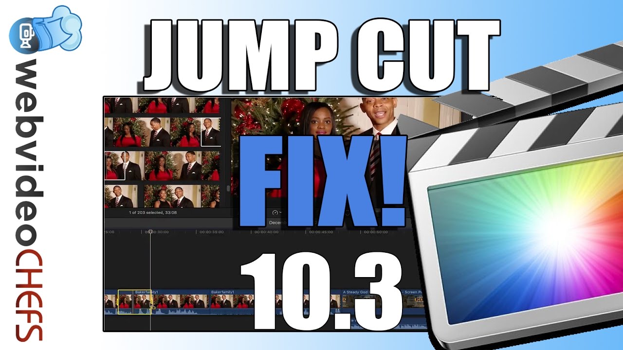New Features of Final Cut Pro X 10.3 - How to Fix a Jump Cut - YouTube