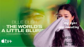 THE WORLD'S A LITTLE BLURRY | billie eilish documentary reaction (i cried so bad omg)