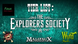 TIER LIST: The Explorer's Society - Malifaux M3E - FT: Goonhammer & @badfauxhaku6792  - GG3 2022