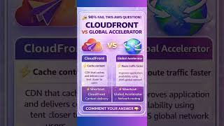 CloudFront vs Global Accelerator 😳 Most Devs Get This WRONG! #aws #awsexam