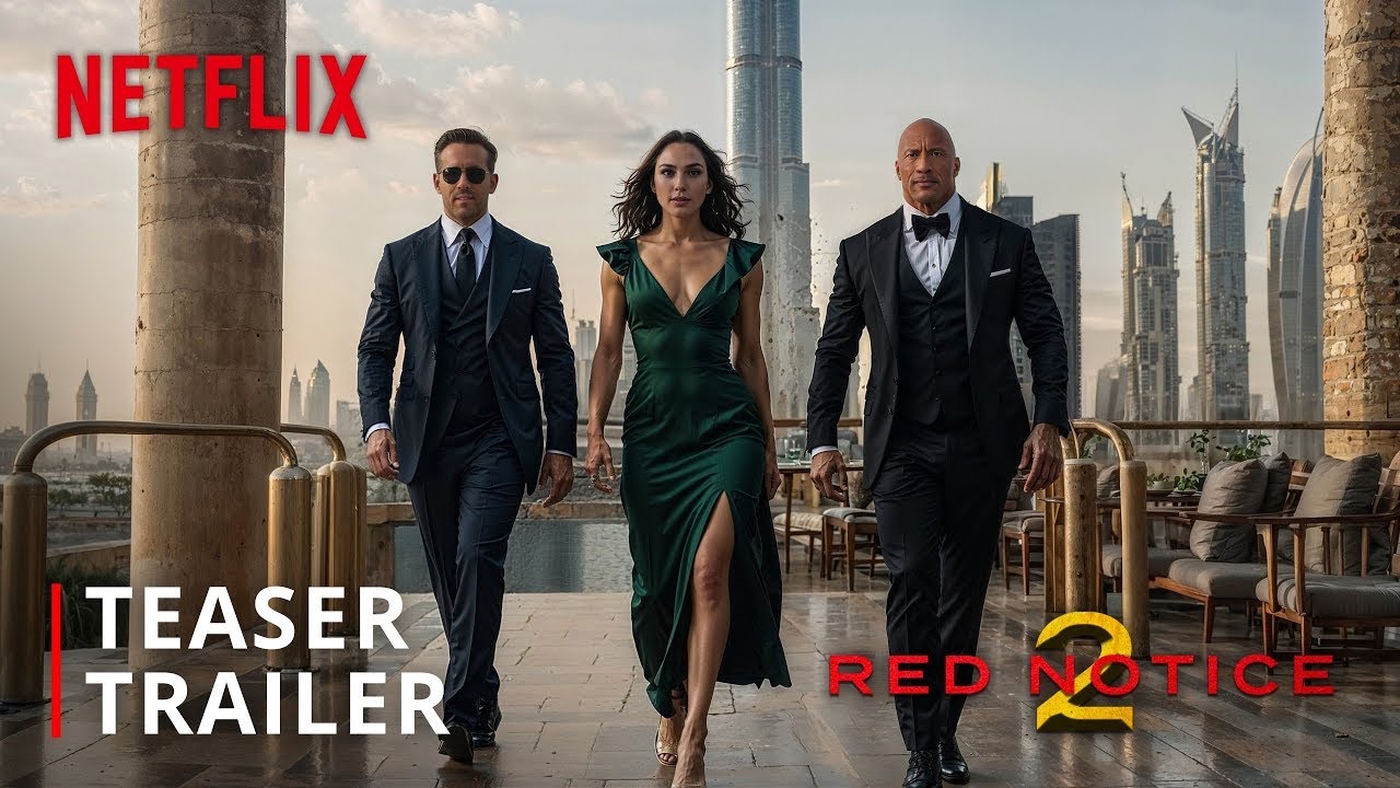 Красное уведомление 2 - Тизер-трейлер (2025) Дуэйн Джонсон, Галь Гадот, Райан Рейнольдс | Netflix