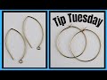 💯 DIY Wire Earring Hooks and Hoops Tip Tuesday Tutorial